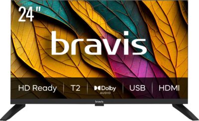 BRAVIS 24K4100H – обзор LED телевизора 24 дюйма без Smart TV