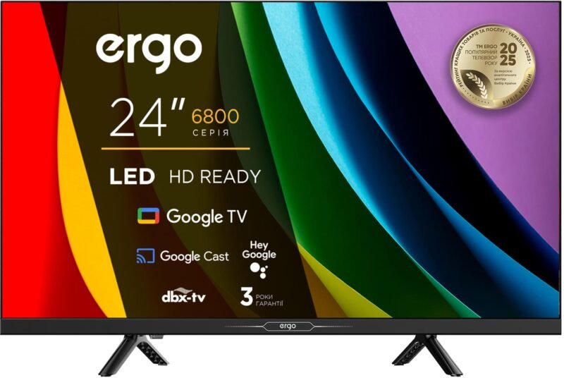 Ergo 24JHS6800 – обзор Smart Google TV 24 дюйма 2025