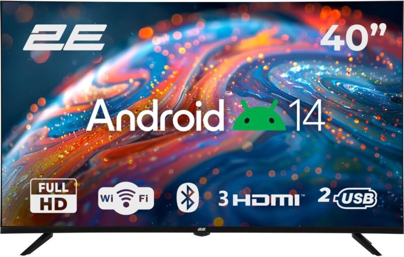 2E 40A07B – обзор 40-дюймового Full HD телевизора Android TV 2025