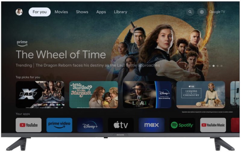 Aiwa 43GO70804UHD – обзор 43-дюймового QLED телевизора Google TV серии INFINITY X