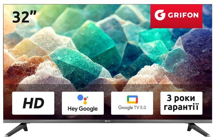 Grifon Diva DV32HSB2 – обзор 32-дюймового HD телевизора Google TV