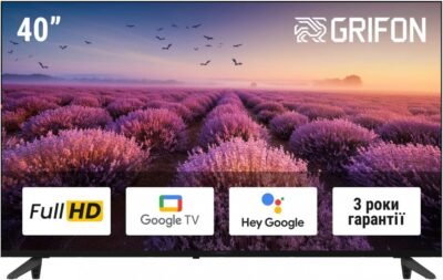 Grifon Diva DV40FSB – обзор 40-дюймового Full HD телевизора Google TV первого поколения