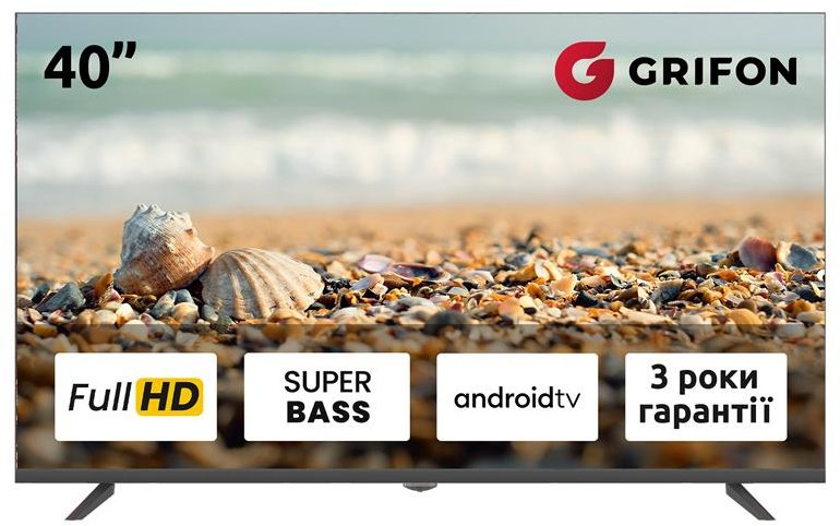 Grifon Nova NV40FSB – обзор 40-дюймового Full HD телевизора Google TV