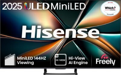 Hisense 55U7Q – обзор 55-дюймового ULED Mini LED телевизора 144 Гц 2024