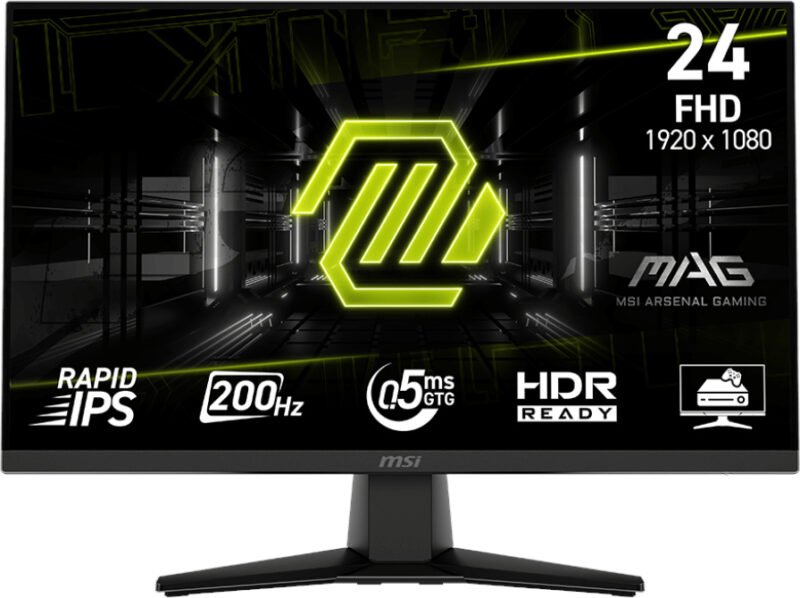 MSI MAG 242F – обзор 24″ Rapid IPS 200 Гц 0.5 мс